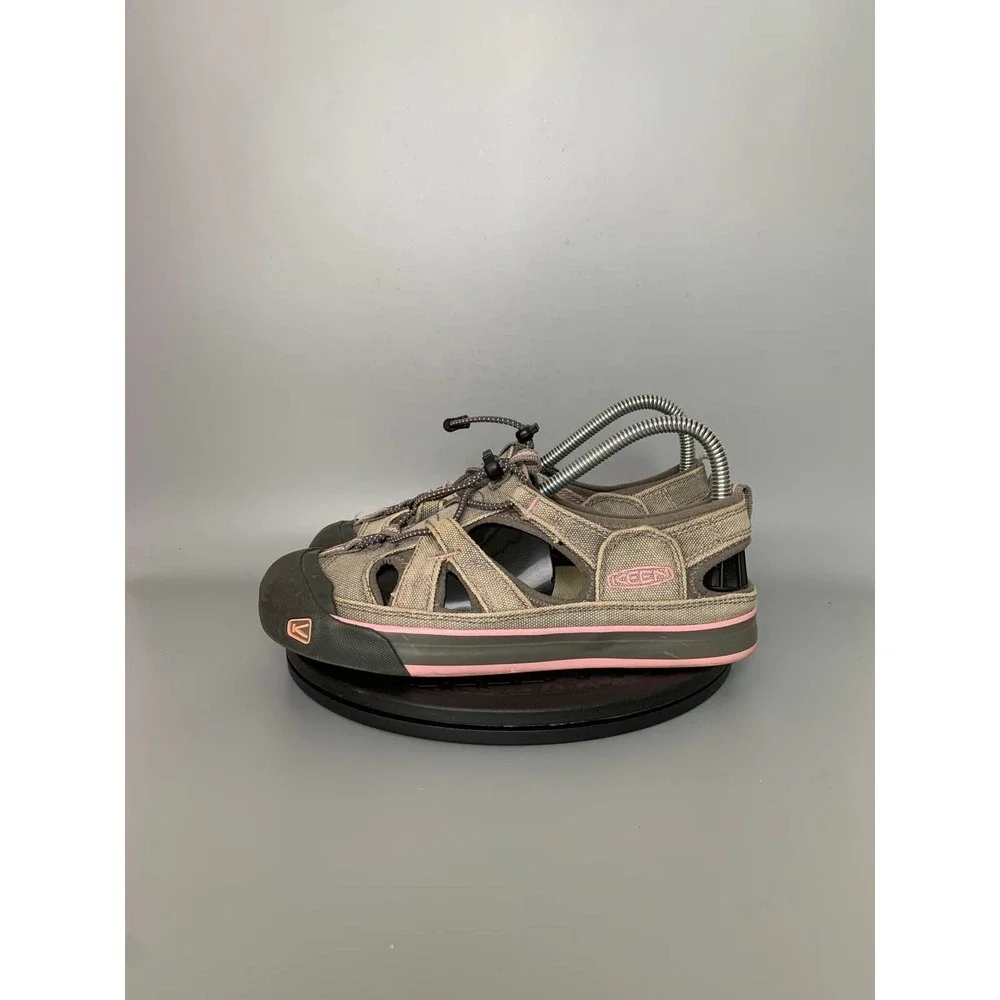 Womens Keen Slip On Flat Foot Sandals Size 7.5 Gray Pink​​